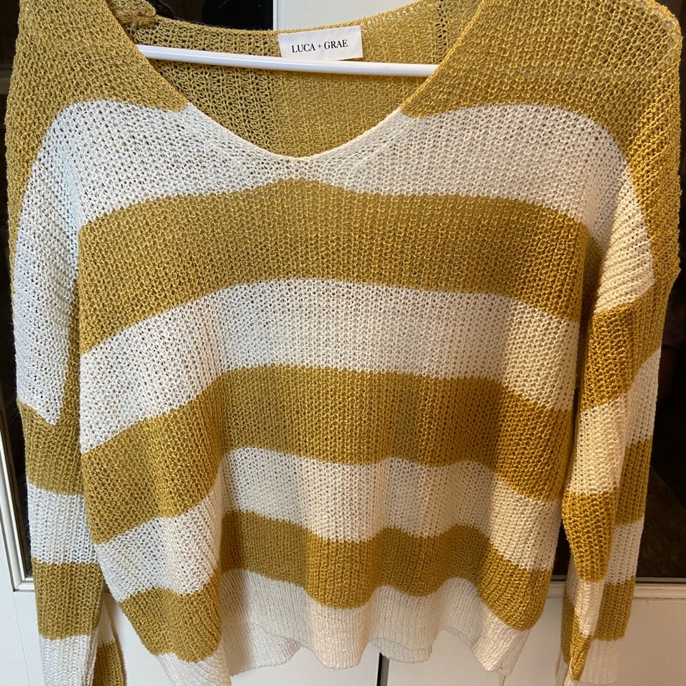 Luca and Grae sweater
